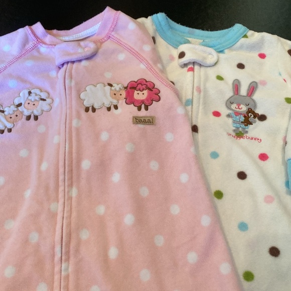 Baby Fleece Sleep Sacks - Picture 2 of 3